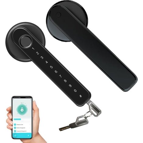 Intelligentes Fingerabdruckschloss Mit Tastatur Für Haus, Wohnung, Büro, Eingangstür, Schlafzimmer – Schlüsselloses Schloss