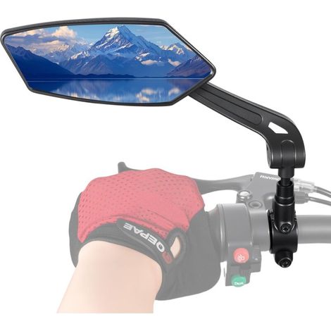 Linker Rückspiegel Für Fahrrad, Elektroroller-spiegel, Universal, Hoch, 360° Verstellbar, Hd-spiegel Für E-bike.