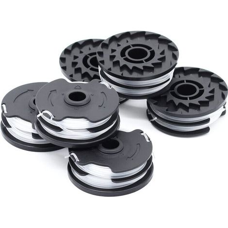 Packung Mit 6 Ersatzfadenspulen Für Lidl Parkside Prta 20-li A1, B2, C3, Prt 550 A1, A3, Prt 300 A1 Trimmer