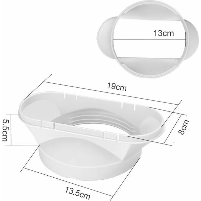 Fensterset Für Mobile Klimageräte – Verstärkte Pvc-platte – Verstellbar Von 43 Bis 140 Cm – Inklusive Dichtung