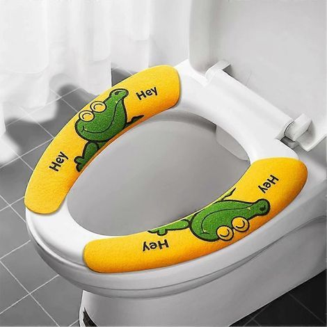 Selbstklebendes Toilettensitzkissen, Rutschfest, Wasserdicht Und Leicht Austauschbar.