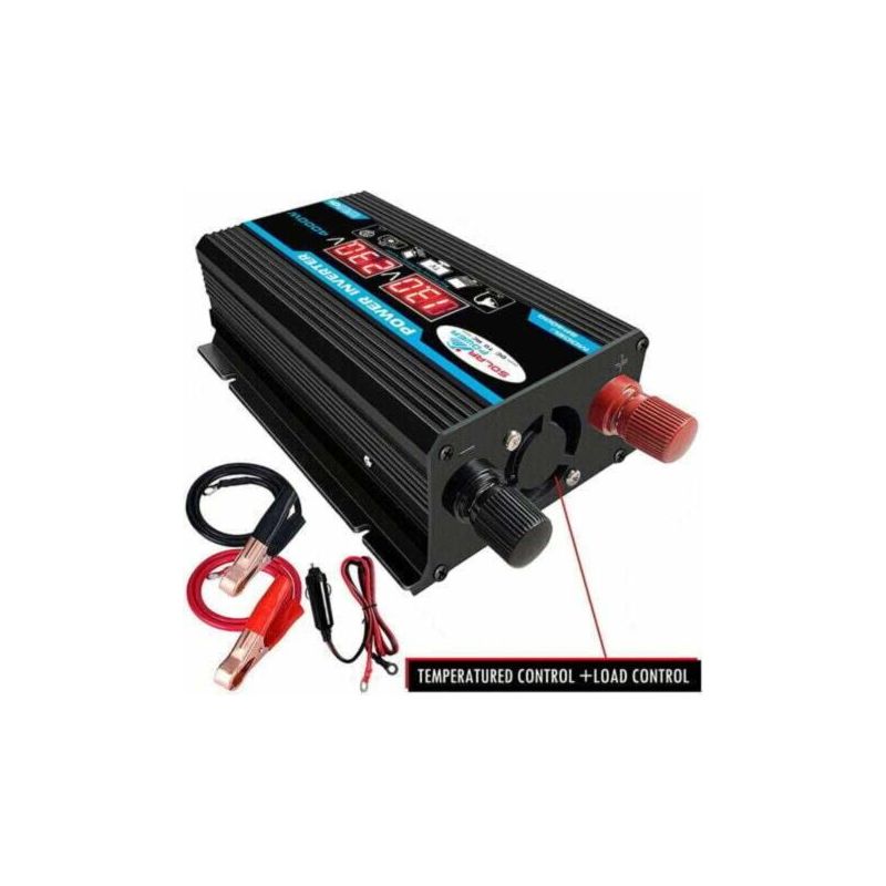 12v Auf 220v 4000w Sinus-wechselrichter – Sinus-wechselrichter – Fernbedienung Und 2 Ac-steckdosen Für Wohnmobile Und Lkws