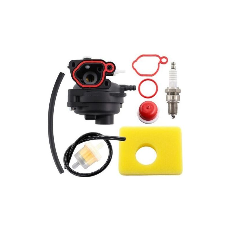 Vergaser-reparatursatz Für Briggs & Stratton 300e, 450e, 550e, 575e, 600e Carb (08p502, 09p602, 125cc, 140cc) Motoren – Inklusive Luftfilter Und Zündkerze.
