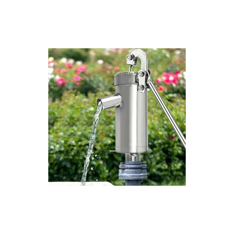 Handpumpe Aus Edelstahl Für Wasser – Handpumpe – Handpumpe Für Grundwasser Bis Zu 10 M Tiefe