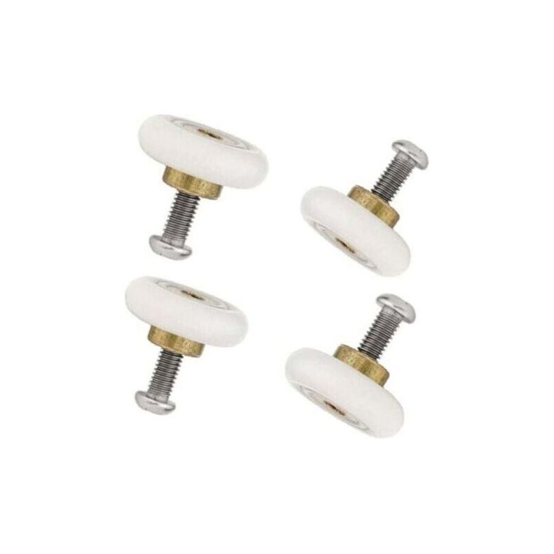 Set Mit 4 Ersatz-duschrollen 19 Mm (mit 1,2 Mm M6 Schrauben)