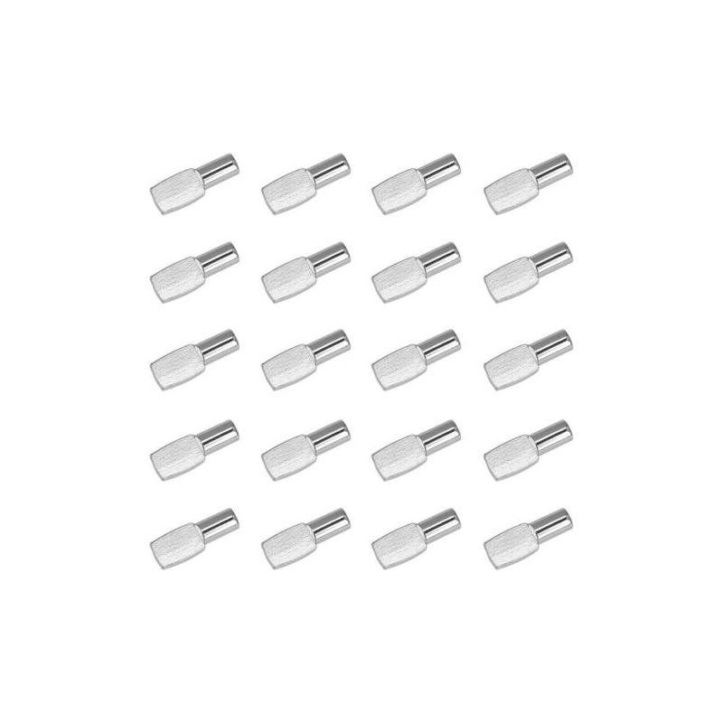 20 Stück Regalwinkel, Regalträger, Vernickelte Metallwinkel, Geeignet Für Büro- Und Schrankzubehör – 5 Mm X 19 Mm