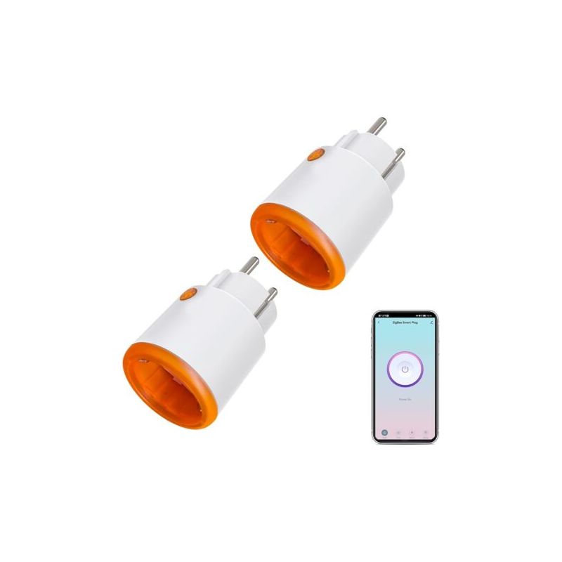 Intelligente Steckdosen – Zigbee-smart-steckdose Mit Mess- Und Timerfunktion, Steuerung Per Tuya-app, Push-benachrichtigungen, Zigbee-hub Erforderlich, 16-a-steckdose, Kompatibel Mit Alexa Und Google
