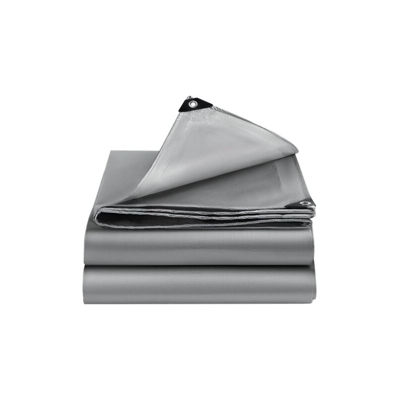 Wasserdichte Plane, Schützende Polyethylenplane, Uv-beständige Plane Für Lkw, Pergolen, Gewächshäuser, Gärten, Pavillons, Camping, Möbel, Silber – 2 X 3 M