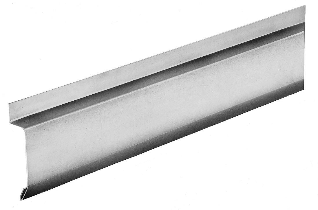 Abgestufte Anlaufschürze Vm Building - Anthrazink - Breite 100 Mm - Seite 57 Mm - Stärke 0,65 Mm - Länge 2 M - 220007418