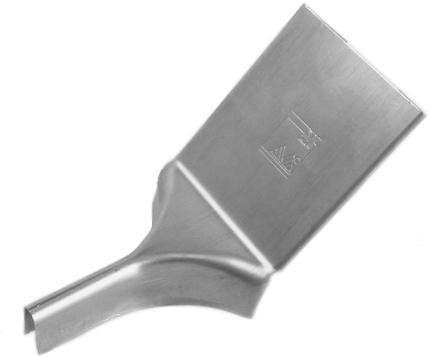 Kopfgleiter Stehende Naht Quartz-zink - 0,60 X 0,65 X 100 Mm - 220000045