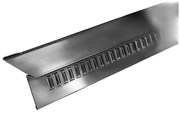 Belüftete Dachrand-/traufblende - 10er-set - Anthrazink - Dicke 0,65 Mm - Länge 2 M - 211036000