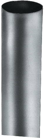 Konischer Geschweißter Schlauch Vm Building - 0,70 Mm Stärke - Ø120 - Länge 2 M - Natürliches Zink - 204032000