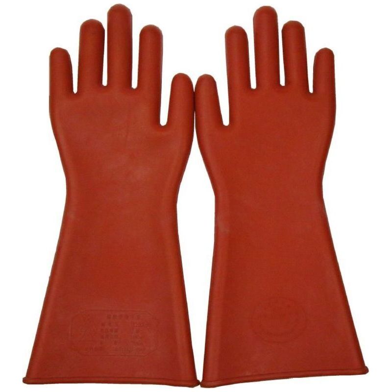 Isolierende Gummihandschuhe (12 Kv) – Länge 39 Cm – Standard-psa Für Elektriker – Optimaler Schutz Bei Arbeiten An Elektrischen Anlagen