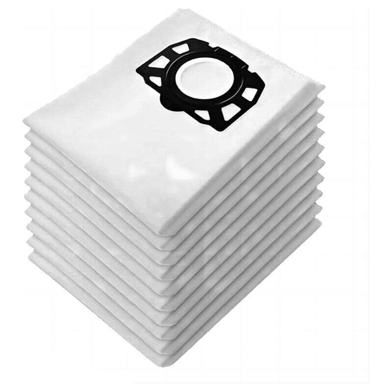 Packung Mit 10 Staubsaugerbeuteln Für Kärcher Wd4, Wd5, Wd6, Mv4, Mv5, Mv6 – Waschbar