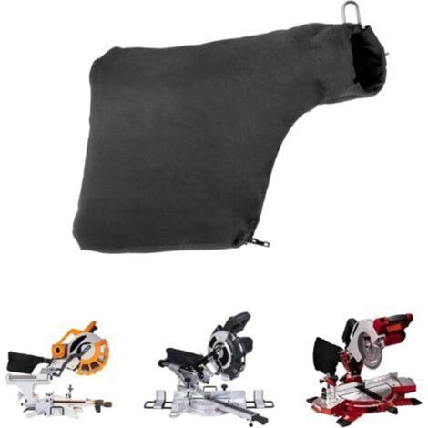 Staubbeutel Für Gehrungssägen, Modell 255, 23 Cm (9 Zoll), Schwarz, Mit Reißverschluss Und Drahthalterung Zur Einfachen Staubentfernung. Zubehör Für Gehrungssägen.