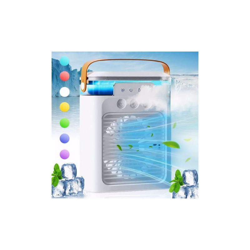 Tragbarer Nebelventilator – Usb-tischklimaanlage Und Luftbefeuchter – Erfrischend Und Entspannend – Energieeffizient – Ideal Für Küche, Schule, Reisen, Camping, Auto Und Mehr