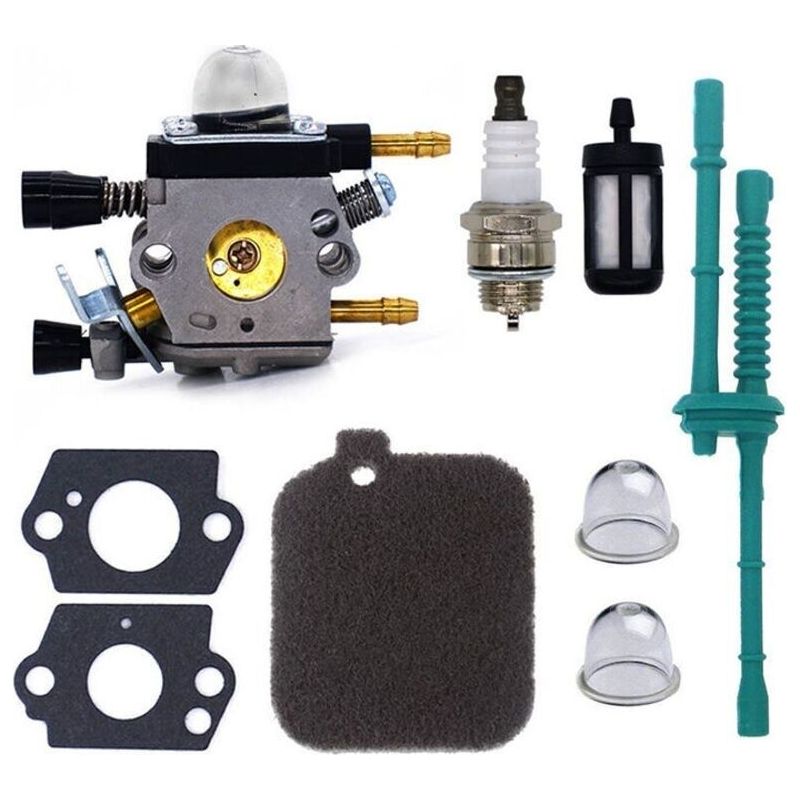 Vergaser Mit Luftfilter Und Kraftstoffleitung Für Stihl Laubbläser Bg45 Bg46 Bg55 Bg65 Br45c Sh55 Sh85 4229 1200 606 Carb Zama C1q-s68g