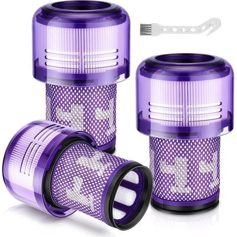 3er-pack Hepa-filter Für Dyson V12 Detect Slim Absolute, V12 Filter-ersatzzubehör, Waschbare Ersatzteile, Dyson Staubsaugerzubehör, V12 Filter 971517-01