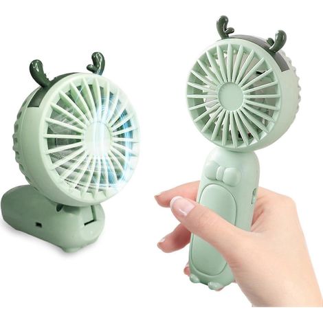 Tragbarer, Faltbarer Und Per Usb Aufladbarer Mini-ventilator, Ideal Für Reisen, Camping Und Das Homeoffice. – Aquaforge
