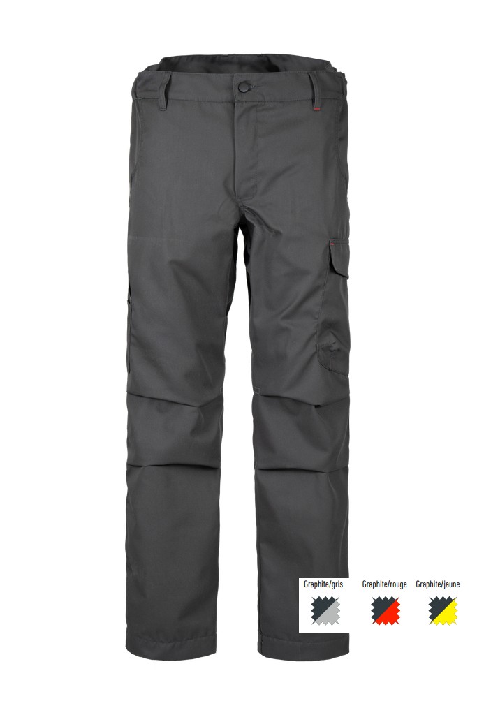 Roadrunner-hose Graphit/rot Gr. 40 - Bosseur - 12266