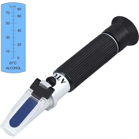 Refraktometer Mit Automatischer Temperaturkompensation (atc) 0–80 %, Vinometer-tester, Ph-meter – Genaue Ph-wert-messung Über Das Volumen.
