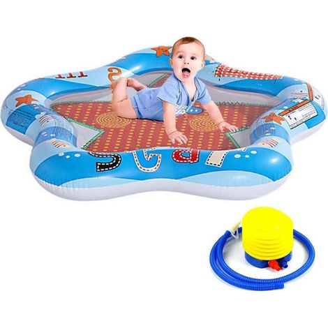 Aufblasbares Planschbecken, Babybecken Mit Luftpumpe, Babybecken, Aufblasbares Becken, Kleines Planschbecken, Innen- Und Außenpool