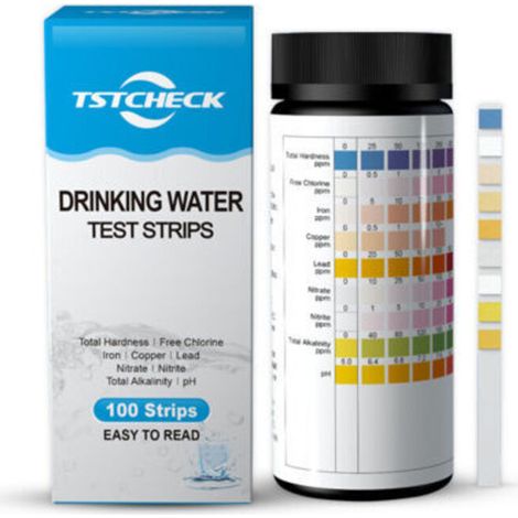 Pool- Und Spa-teststreifen – 100er-packung, Ph-wert, Chlor, Brom, Härte Und Mehr, Präziser 9-in-1-poolwassertest