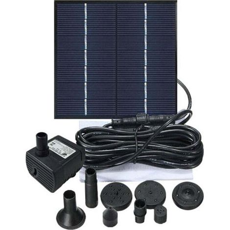 Mini-solarbrunnen 1,2 W 180 G – Für Den Außenbereich – Unauffälliges Design – Autonomer Und Geräuschloser Betrieb