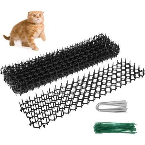 10 Stück 49 Cm Stachelmatte Für Katzen, Anti-katzen-stachelmatte, Anti-hunde-matte Für Haus, Garten, Zaun, Innen- Und Außenbereich (10 Stück)
