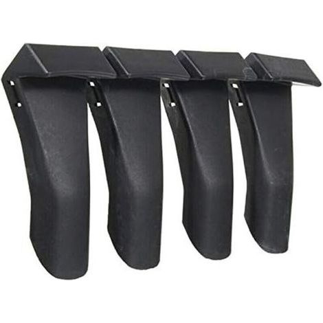 Bunthaus Lot De 4 Protections De Jante En Plastique Noir Pour Changement De Pneus