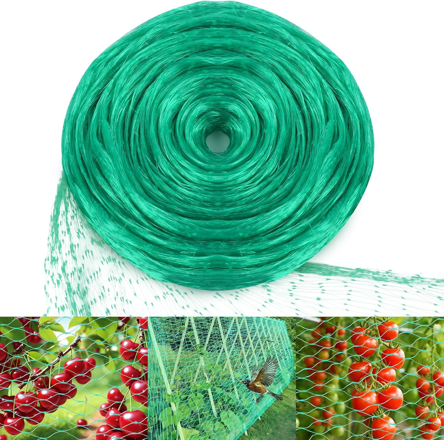 Ccykxa M X 6 M Vogelschutznetz, Feinmaschiges Gartennetz, Teichnetz, Geflügelnetz, Robust Und Langlebig, Wiederverwendbar, Für Bäume
