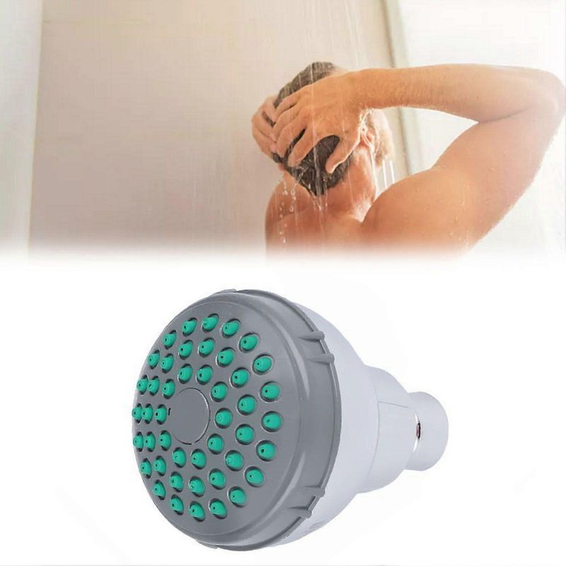 Green Jet Duschkopf Mit Wasserauslass, Hohem Wasserdruck, Abnehmbar, Kompaktes Modell Für Badezimmeraccessoires