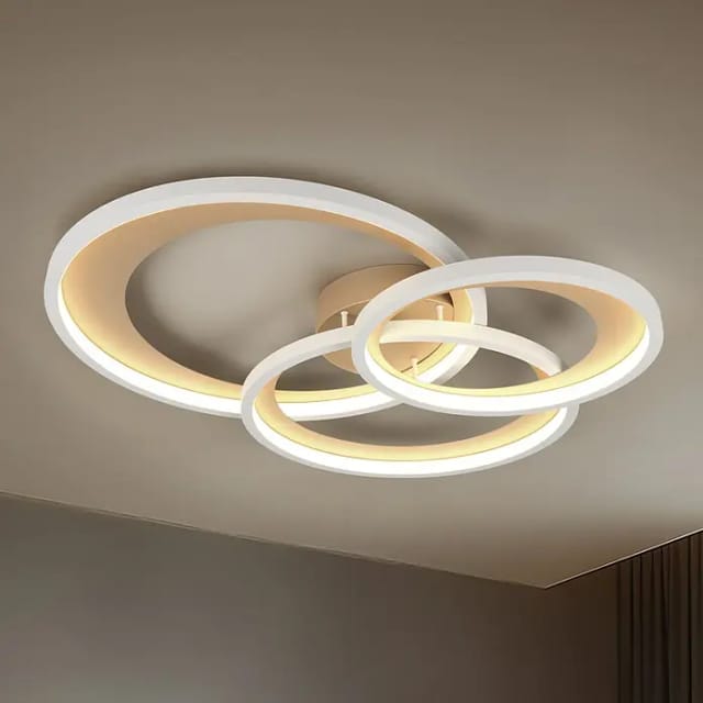 Trio Led Deckenleuchte Granada 36w Grau Coffee Warmweiß