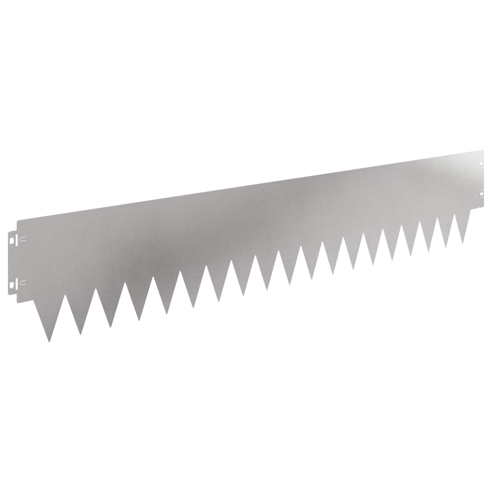 Rasenkante 20 Stk. 103 X 20 Cm Edelstahl Silber Vidaxl