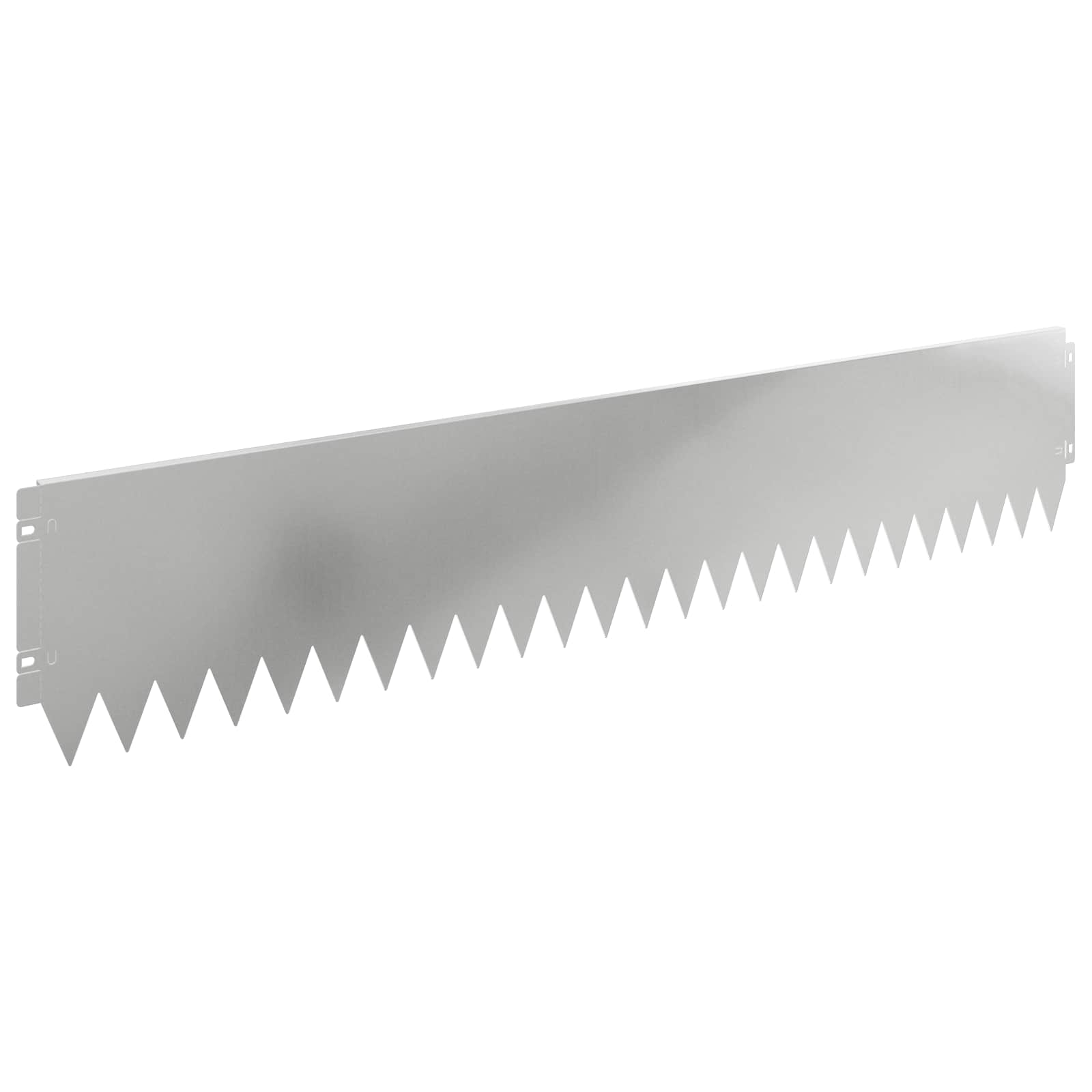 Rasenkante 20 Stk. 103 X 20 Cm Verzinkter Stahl Silber Vidaxl