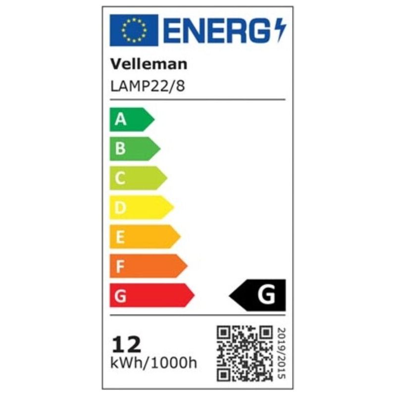 Packung Mit 2 Ersatzlampen 12w/t4 Für Vtlamp8 Velleman Lamp22/8
