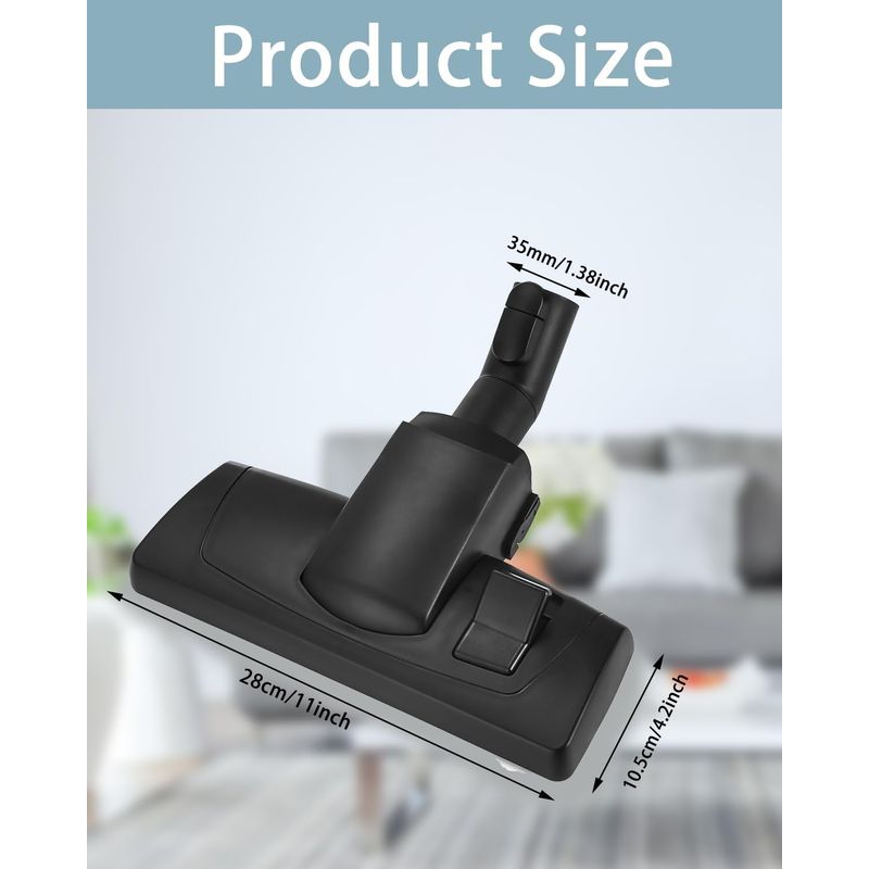 Staubsaugerdüse Für Miele C3 Complete Und C1, C2, C3 Compact Serien – Ecoline (plus), Powerline, 35 Mm. Universelle Staubsaugerdüse, Wendbar Mit Verriegelungs- Und Parkvorrichtung.