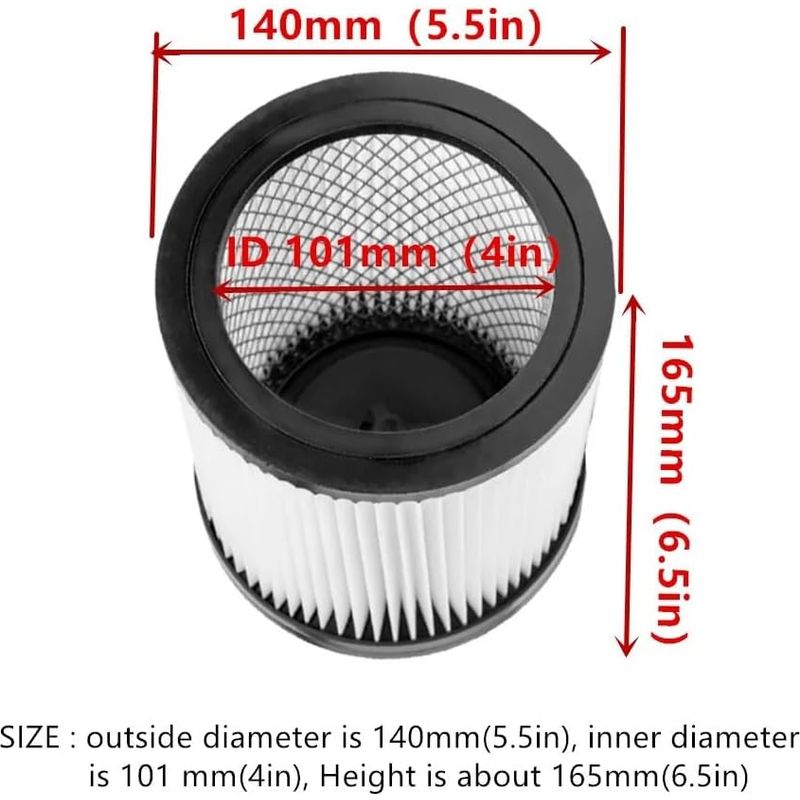 Hepa-filterpatrone 91096424 Für Staubsauger, Kompatibel Mit Parkside 91096424, Pwd 30 A1, Parkside Pnts 1400 H4 Ian 322475 (2er-pack)