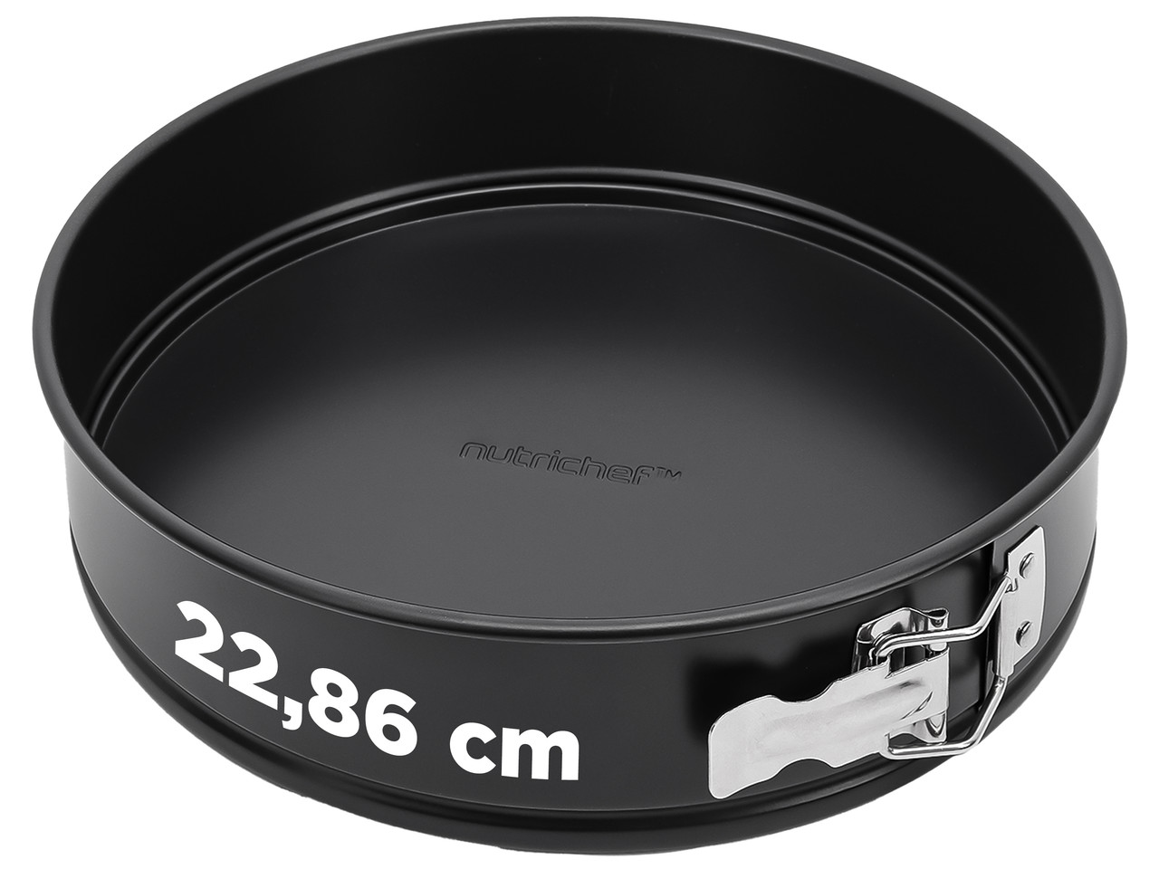 Nutrichef Springform 24cm, Karbonstahl, Antihaft, Backpapier