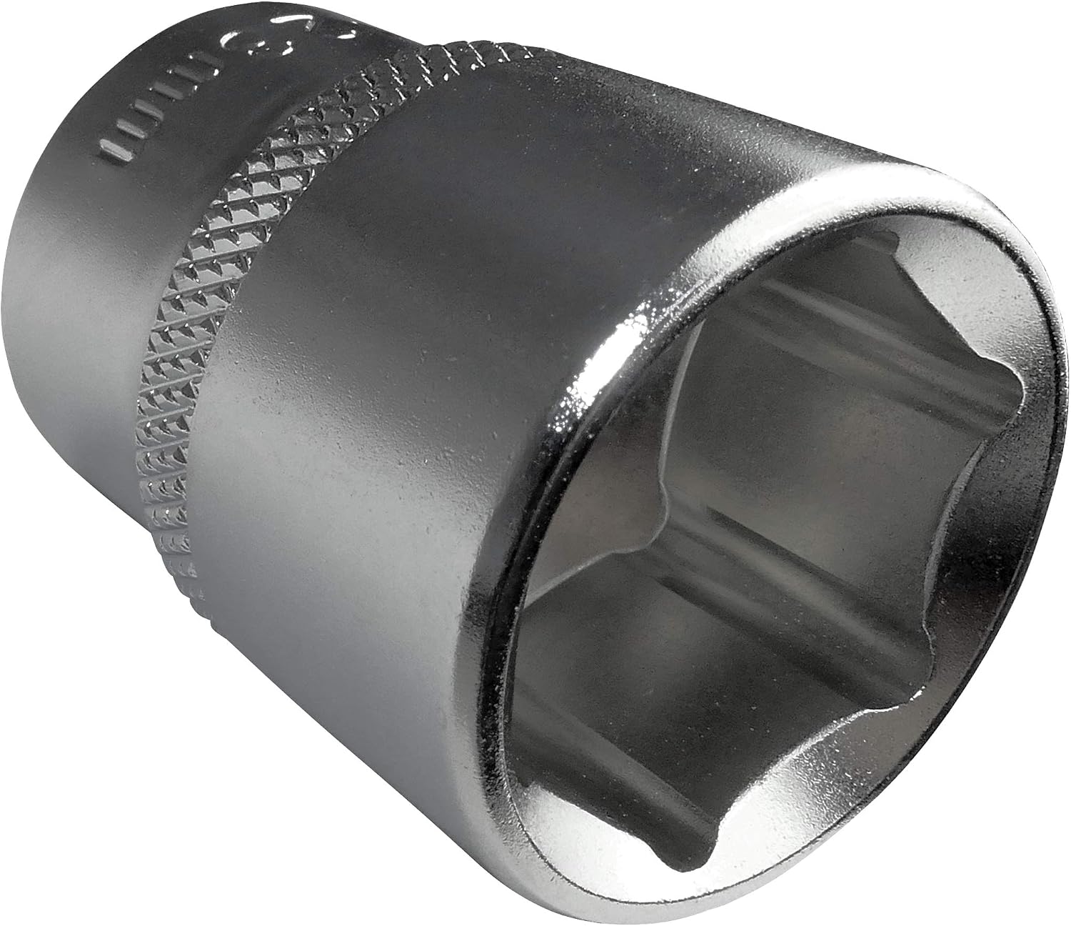 Kurzer Steckschlüssel/bit – 1/2 X 23 Mm – Für Hand-/druckluftschlüssel/ratschen – Zylindrischer Körper – Innensechskant/innensechskant – Chrom-vanadium-stahl – Silberfarben