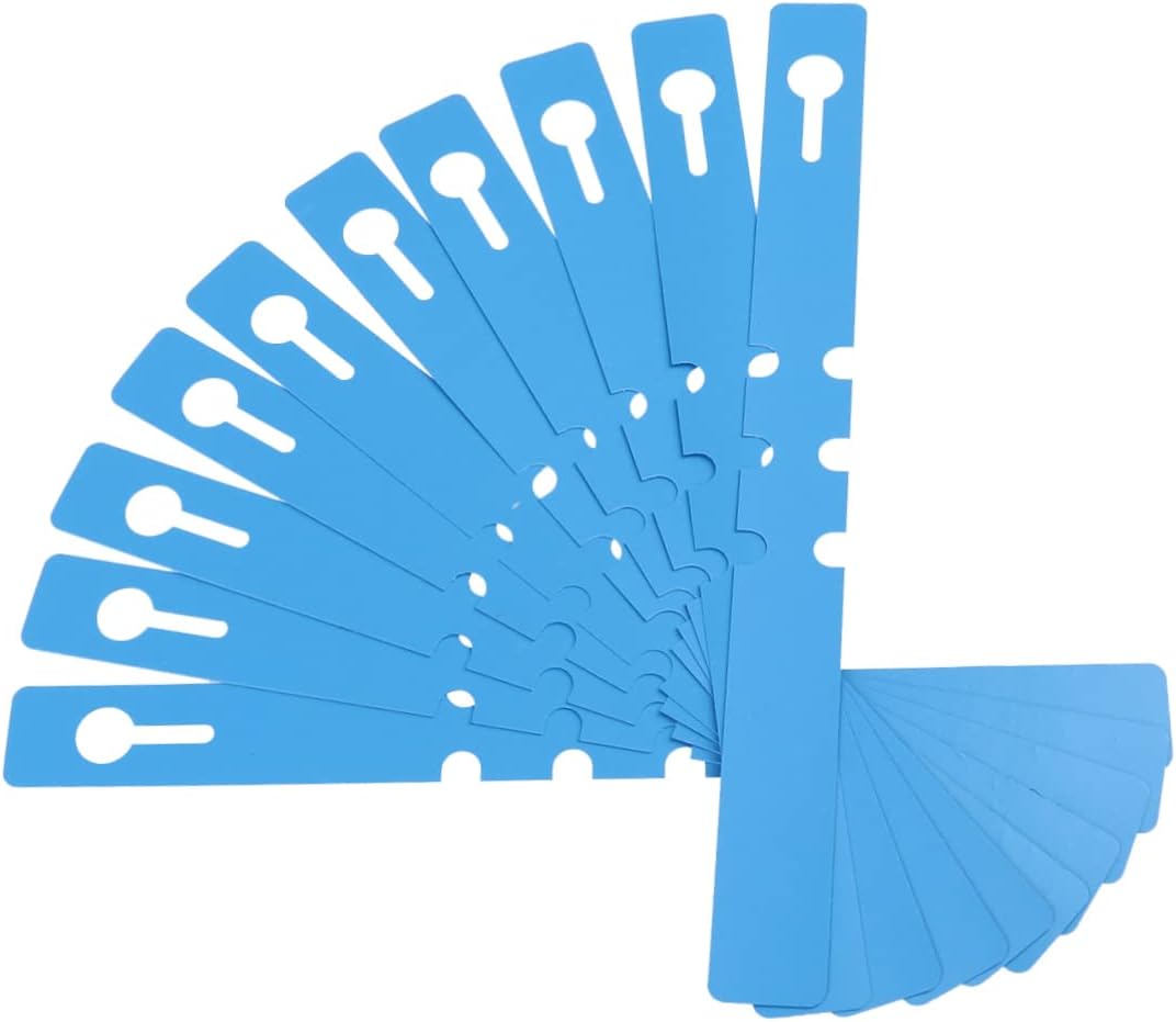 100 Blaue Pvc-pflanzenetiketten, Wasserfeste Etiketten Für Garten Und Baumschule, Pfahletiketten, Wegmarkierungen, Baumetiketten, Pflanzenstecker