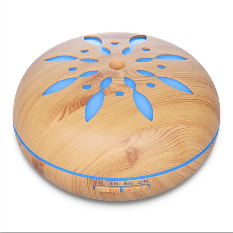 Ätherisches Öl-diffusor (550 Ml), 10 Ätherische Öle Gratis, Ultraschall-aroma-diffusor-luftbefeuchter + 7-farbige Led-beleuchtung, Fernbedienung, Für Zuhause, Yoga Und Spa