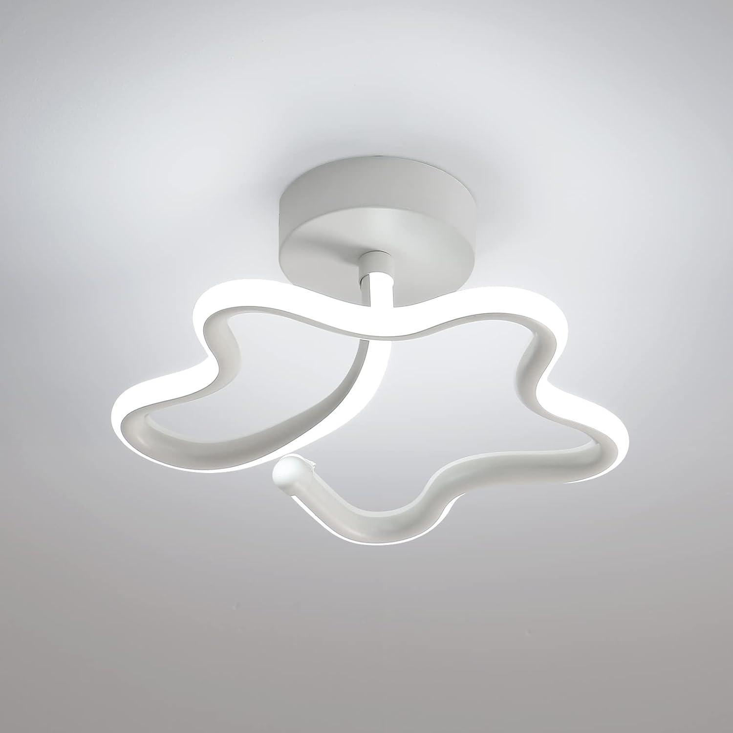 Led-deckenleuchte, Moderne Sternen-deckenleuchte 16 W, Weiße Deckenlampe 1600 Lumen 6000 K, Beleuchtung Für Wohnzimmer, Küche, Schlafzimmer Und Flur