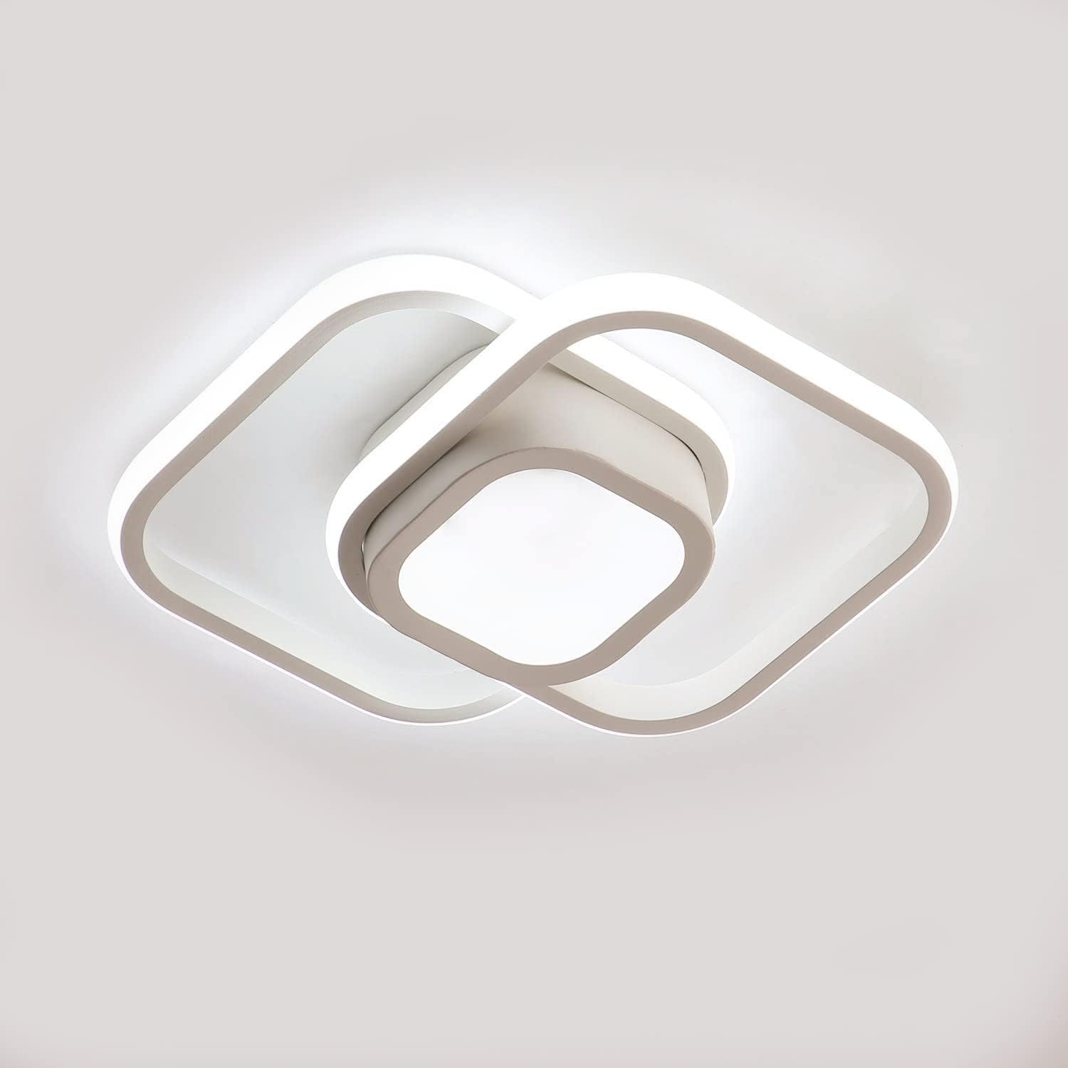 Moderne Led-deckenleuchte, 32 W, 2500 Lm, Quadratisch, Weiß, 3000/4500/6000 K, Geeignet Für Schlafzimmer, Flur Und Balkon.