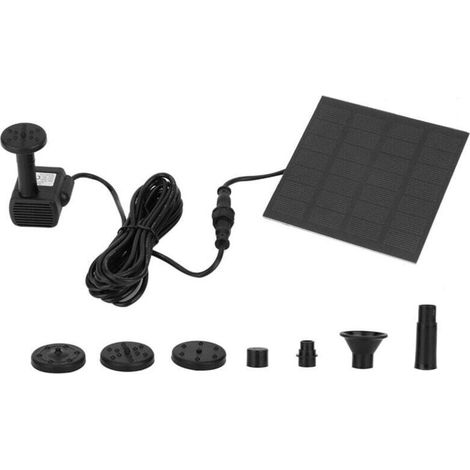 Tauchpumpe Mit Solarpanel – Für Springbrunnen, Steingärten, Teiche – Umweltfreundlich Und Energiesparend
