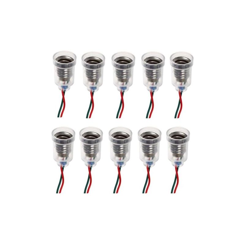 E10 Led-glühbirnen, Schraubsockel, Kleine Kerzenbirnen, Kleine Lampenfassung, Lampenfassung Mit Kabel, Lampenfassung Für Heimexperimente, Prüfung Elektrischer Schaltungen, Beleuchtungszubehör, 20 Cm
