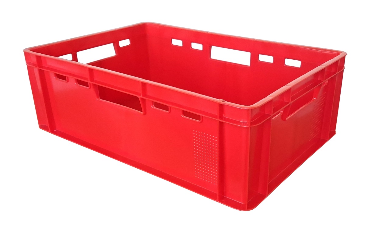 E2 Aufbewahrungsbox Rot - E2 Korb Schwarz