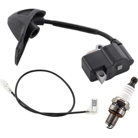 Zündspule Mit Zündkerze Für Stihl Laubbläser Bg56, Bg56c, Sh56, Bg86, Bg86c Und Sh86c. Ersetzt Die Teilenummern 4241 400 1307, 4241 1306 B Und 4241 400 1318.