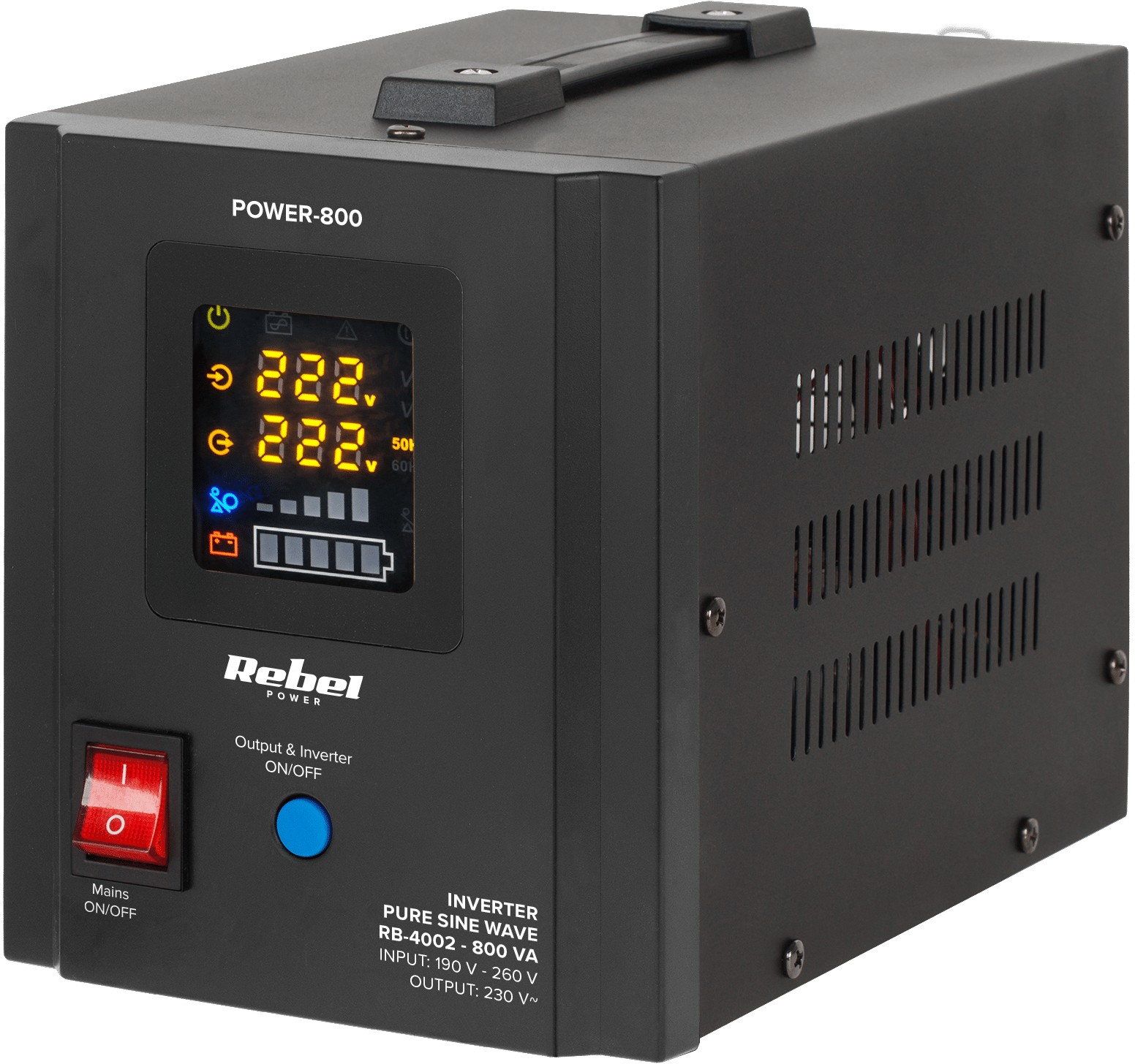 Ups Rebel Power-800 Rb-4002 500w/800va (5901890078696)