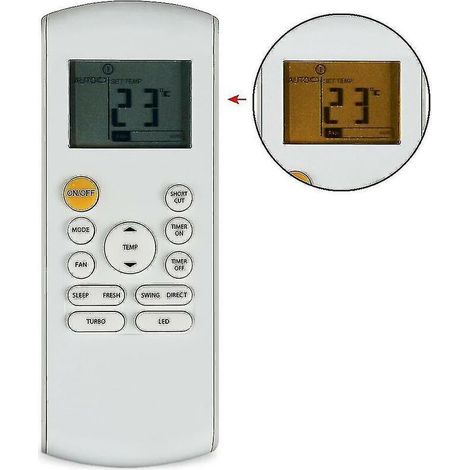 Fernbedienung Für Beko Midea Rg57k7(b)/bgef/rg57a1(b)/rg57b(b)/bge Klimaanlagen